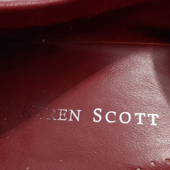 Karen Scott dark red Wendy flats Sz 7.5 - Picture 5 of 6